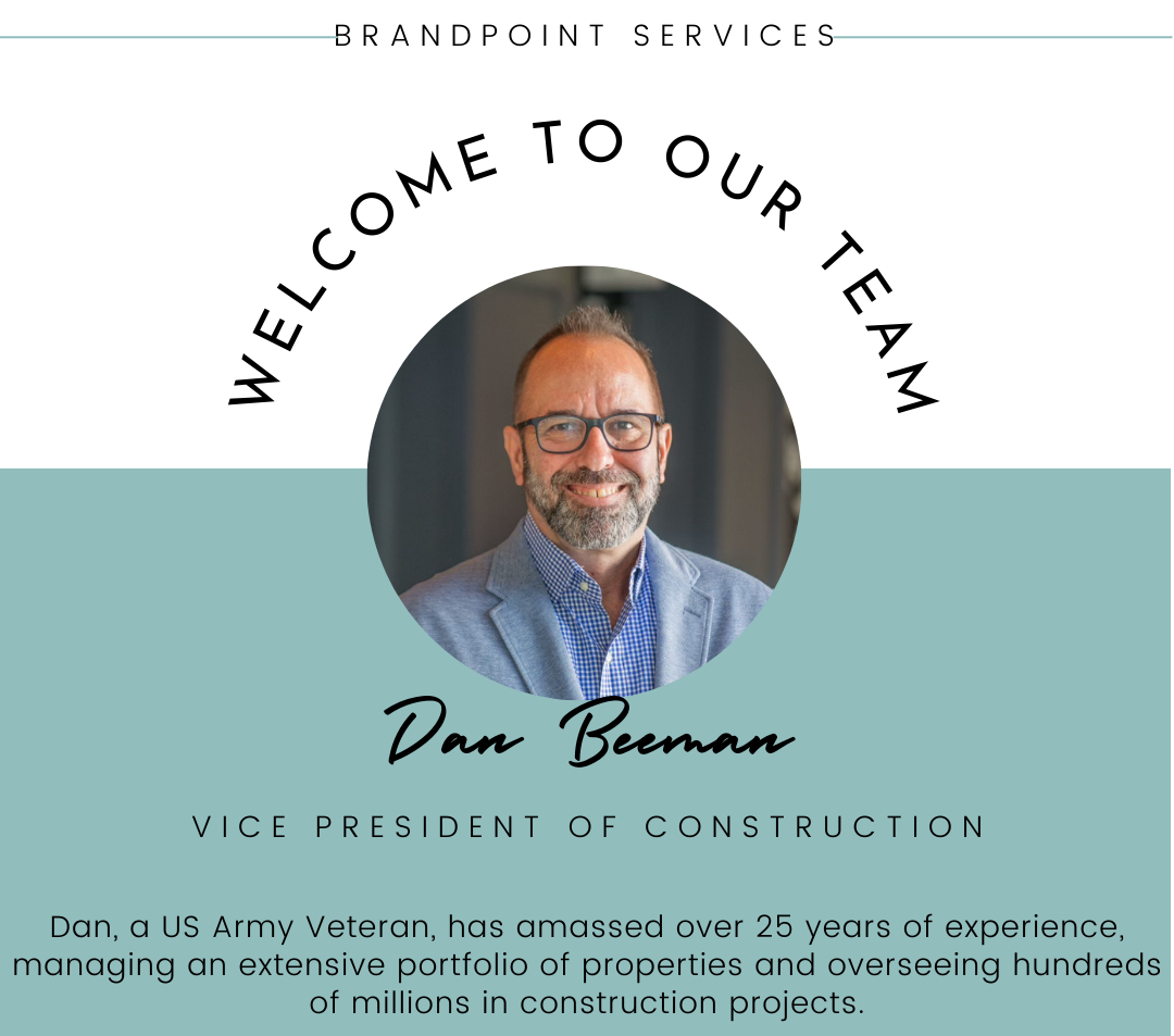 BrandPoint Services Welcomes Dan Beeman as New Vice President of Construction