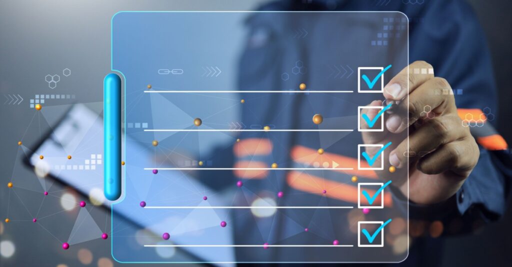 maintenance checklist