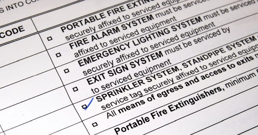 facility checklist